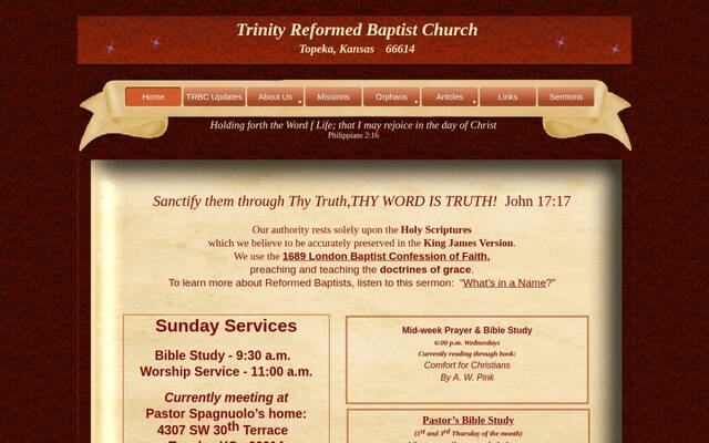 Trinity Reformed Baptist Church