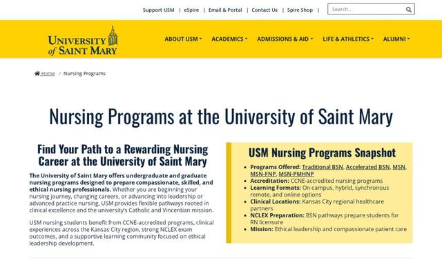 University of Saint Mary Nursing