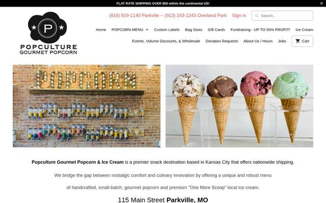 Popculture Gourmet Popcorn