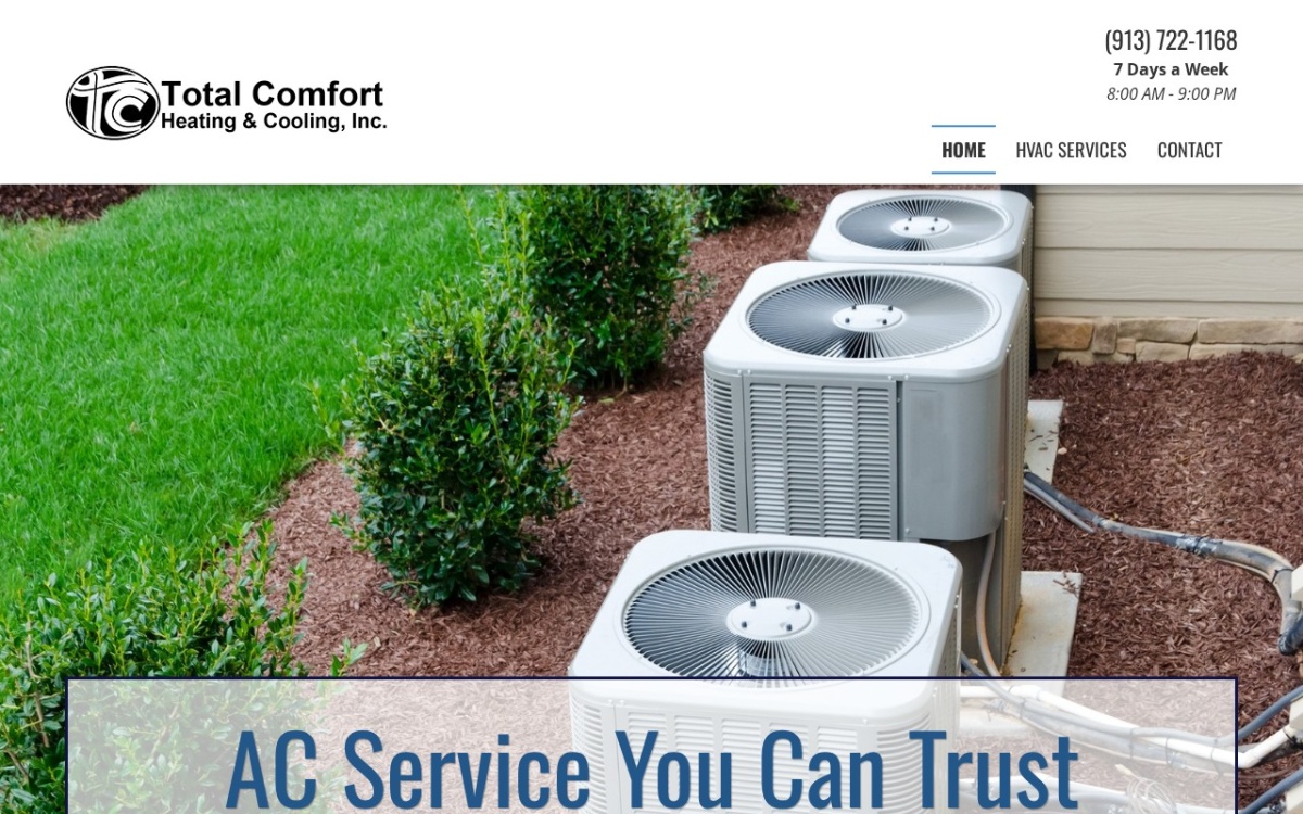 Total Comfort Heating & Cooling Inc