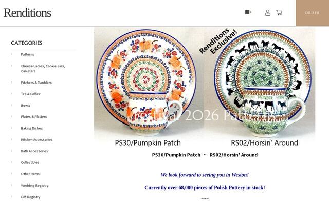 Renditions Polish Pottery Shop