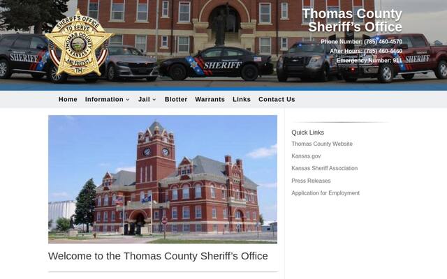 Thomas County Sheriff's Office Jail