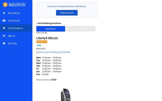 LibertyX Bitcoin ATM