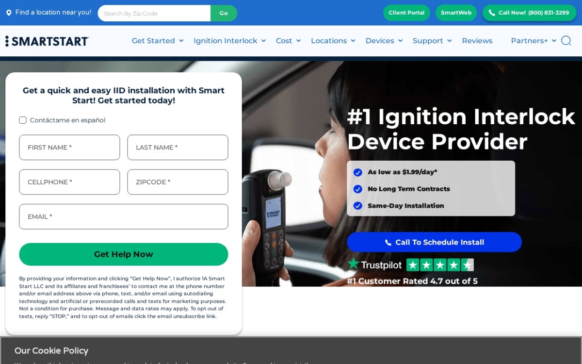 Smart Start Ignition Interlock