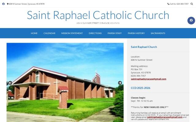 St. Raphael's Catholic Church, Syracuse KS