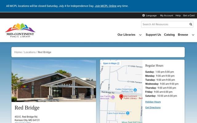 Mid-Continent Public Library Red Bridge Branch
