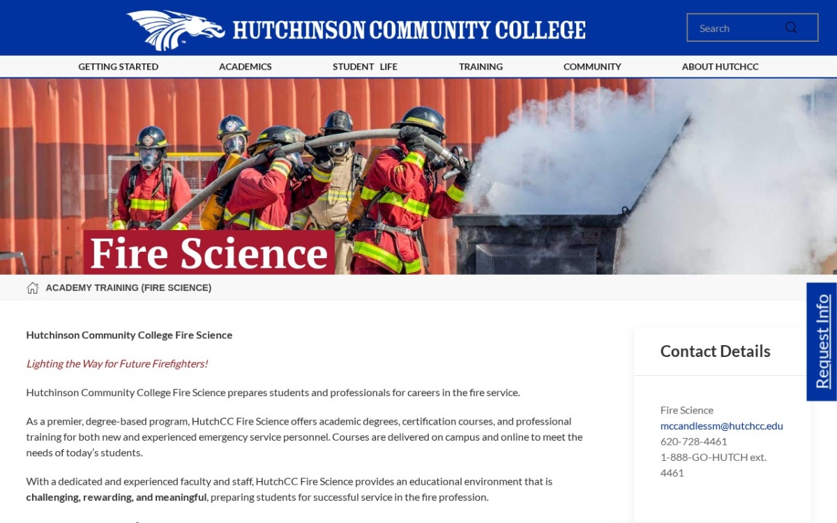 Hutchinson Community College Fire Science