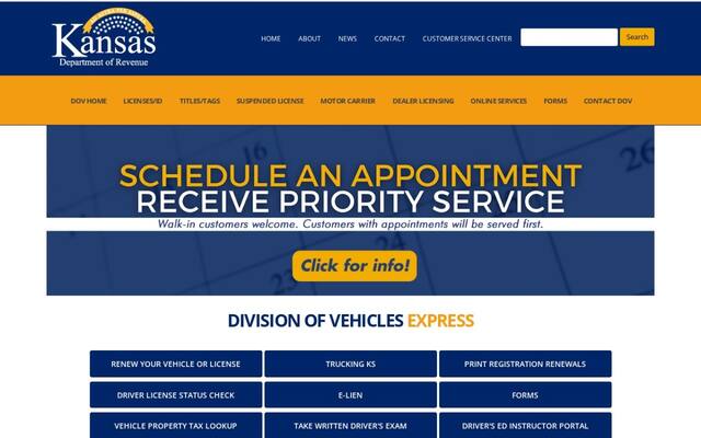 Kansas Department of Revenue Drivers License Office