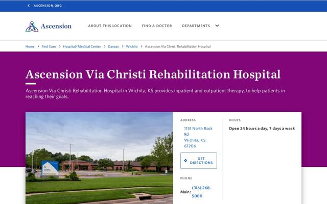 Ascension Via Christi Rehabilitation Hospital