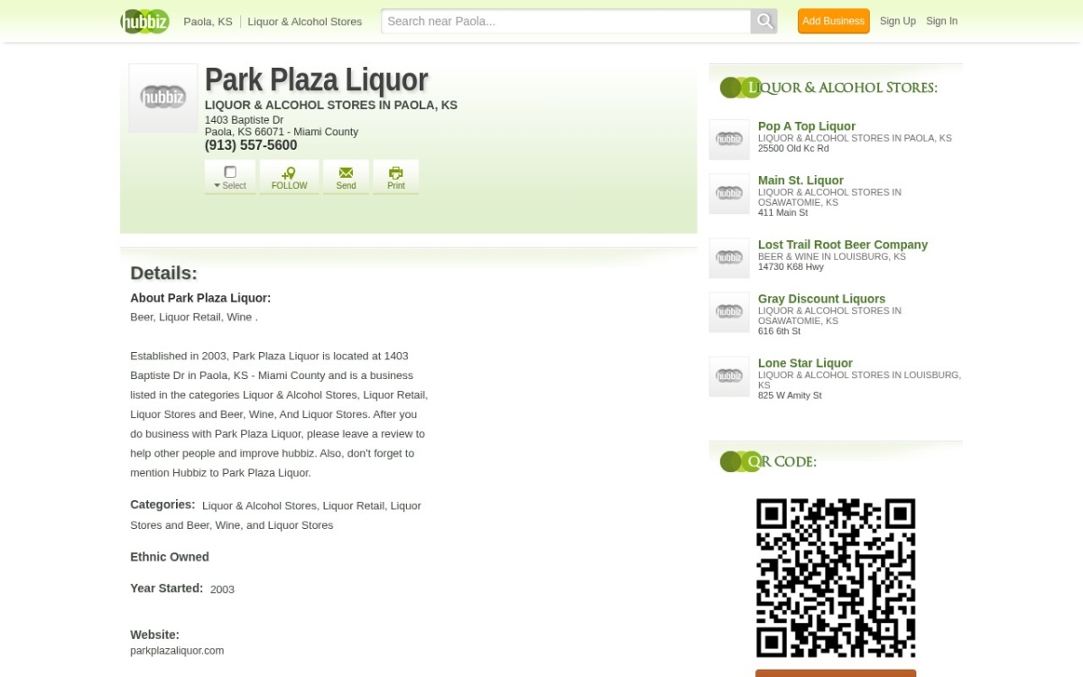 Park Plaza Liquor