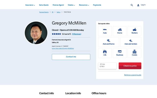Farmers Insurance - Greg McMillen Agency
