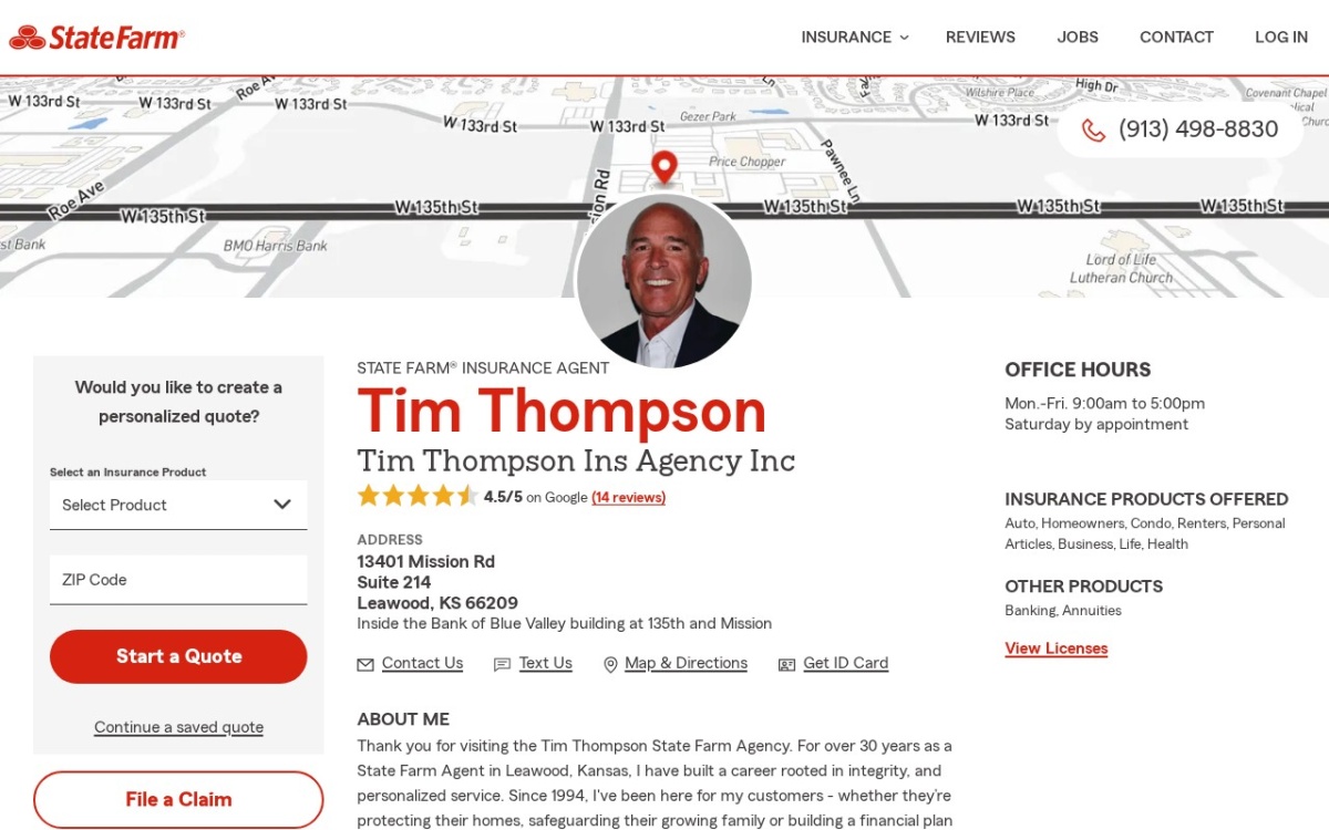 Tim Thompson - State Farm Insurance Agent