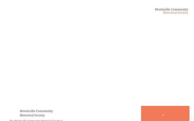 Monticello Community Historical Society