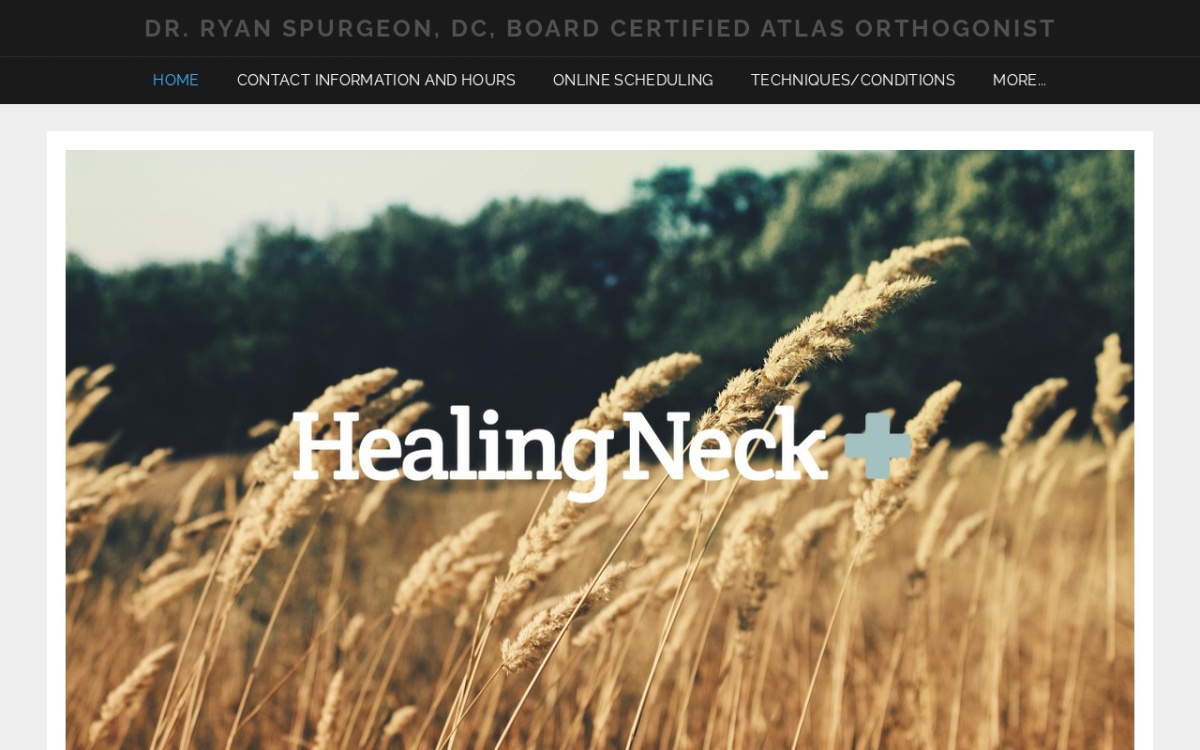 Dr. Spurgeon, DC - Healing Neck and Joints