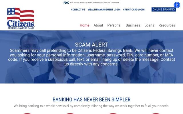 Citizens Federal Savings Bank