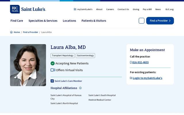 Laura M Alba, MD