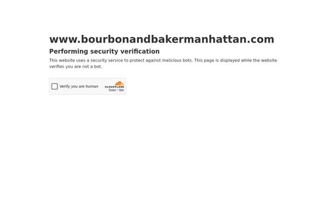 Bourbon & Baker