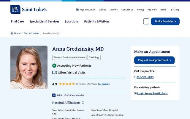 Anna Grodzinsky, MD