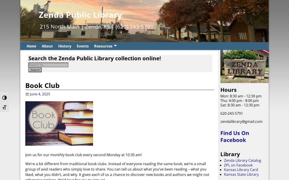 Zenda Public Library