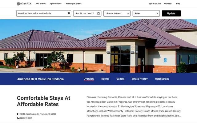 Americas Best Value Inn Fredonia