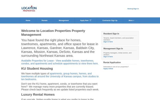 Location Properties
