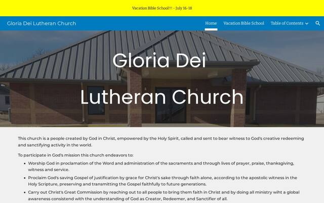 Gloria Dei Lutheran Church