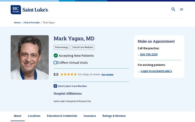 Mark B Yagan, MD