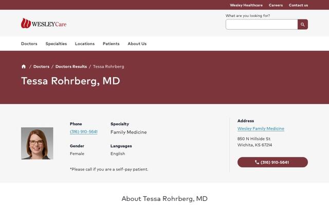 Tessa Rohrberg, MD