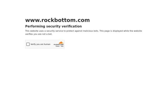 Rock Bottom
