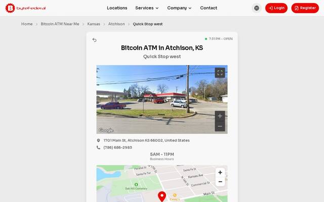 Byte Federal Bitcoin ATM (Quick Stop West)