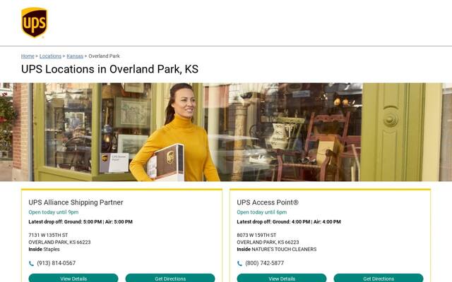 UPS Access Point location