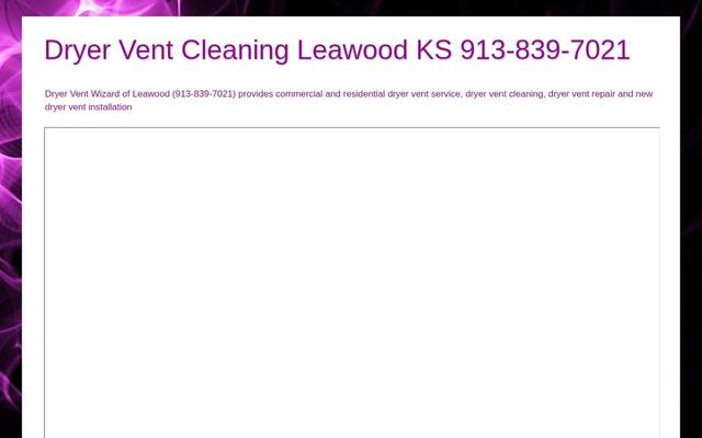 Dryer Vent Cleaning Leawood