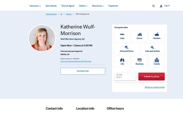 Farmers Insurance - Katherine Wulf-Morrison