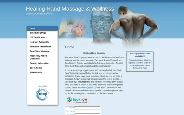 Healing Hand Massage and Wellness