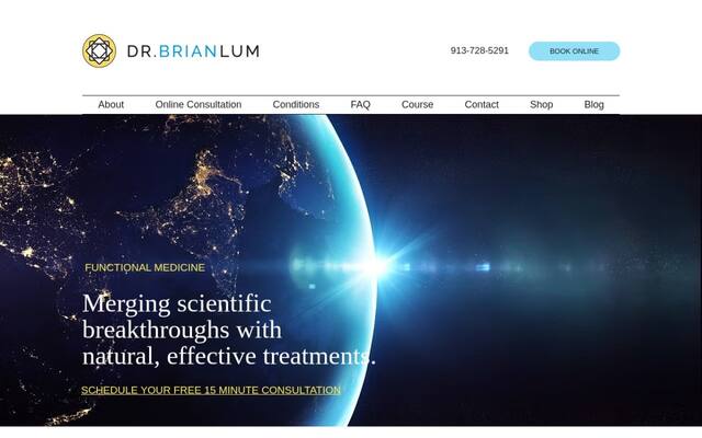 Dr Brian Lum, DC, IFMCP