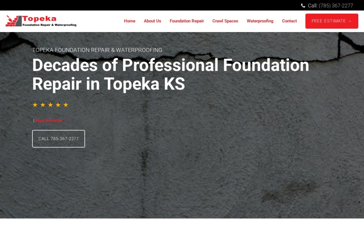 Topeka Foundation Repair & Waterproofing