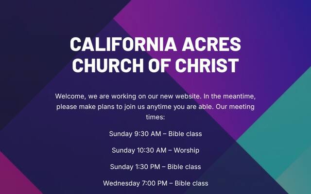 California Acres Church of Christ