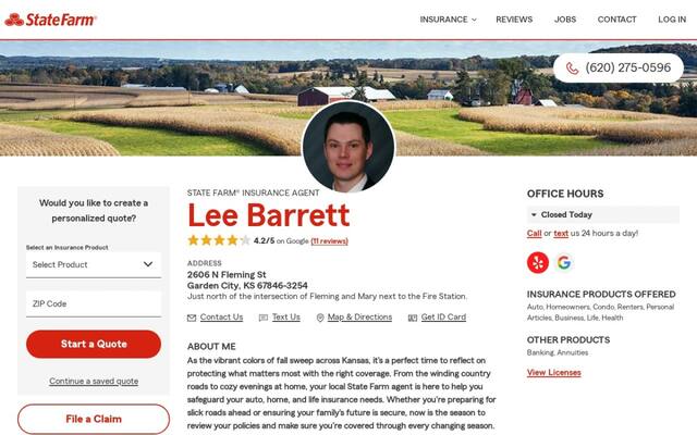 Lee Barrett - State Farm Insurance Agent