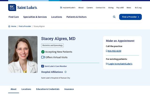 Stacey Denise Algren, MD