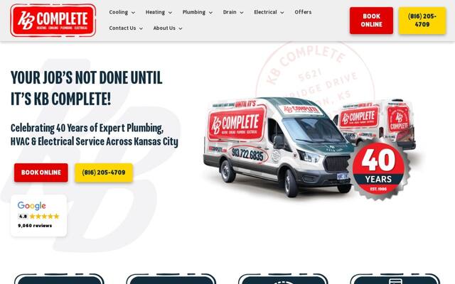 KB Complete Plumbing, Heating, Cooling & Electrical Inc.