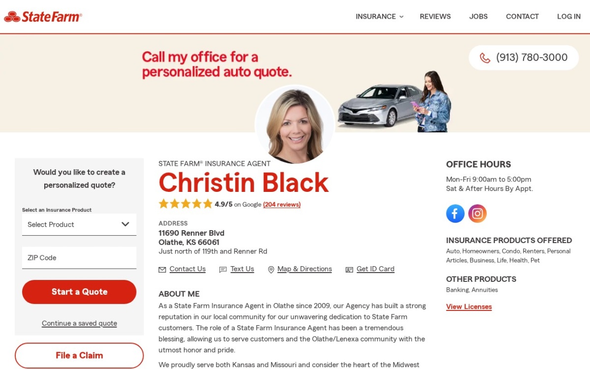 Christin Black - State Farm Insurance Agent