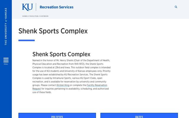 Shenk Recreational Sports Complex