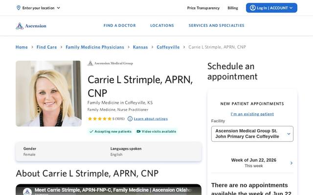 Carrie L. Strimple, APRN, CNP