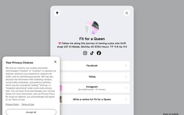 Fit For A Queen