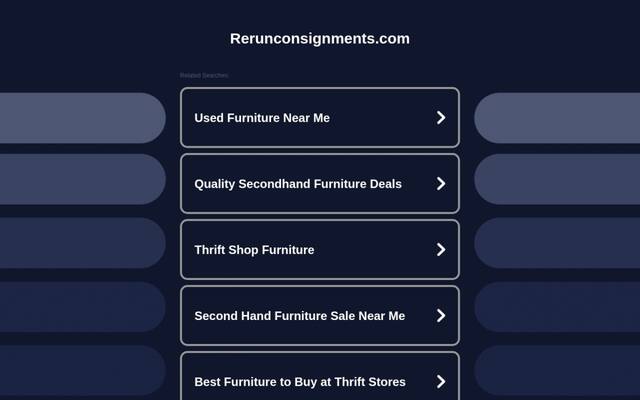 Rerun Consignment