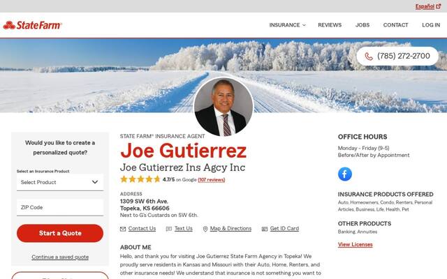 Joe Gutierrez Insurance Agency Inc.