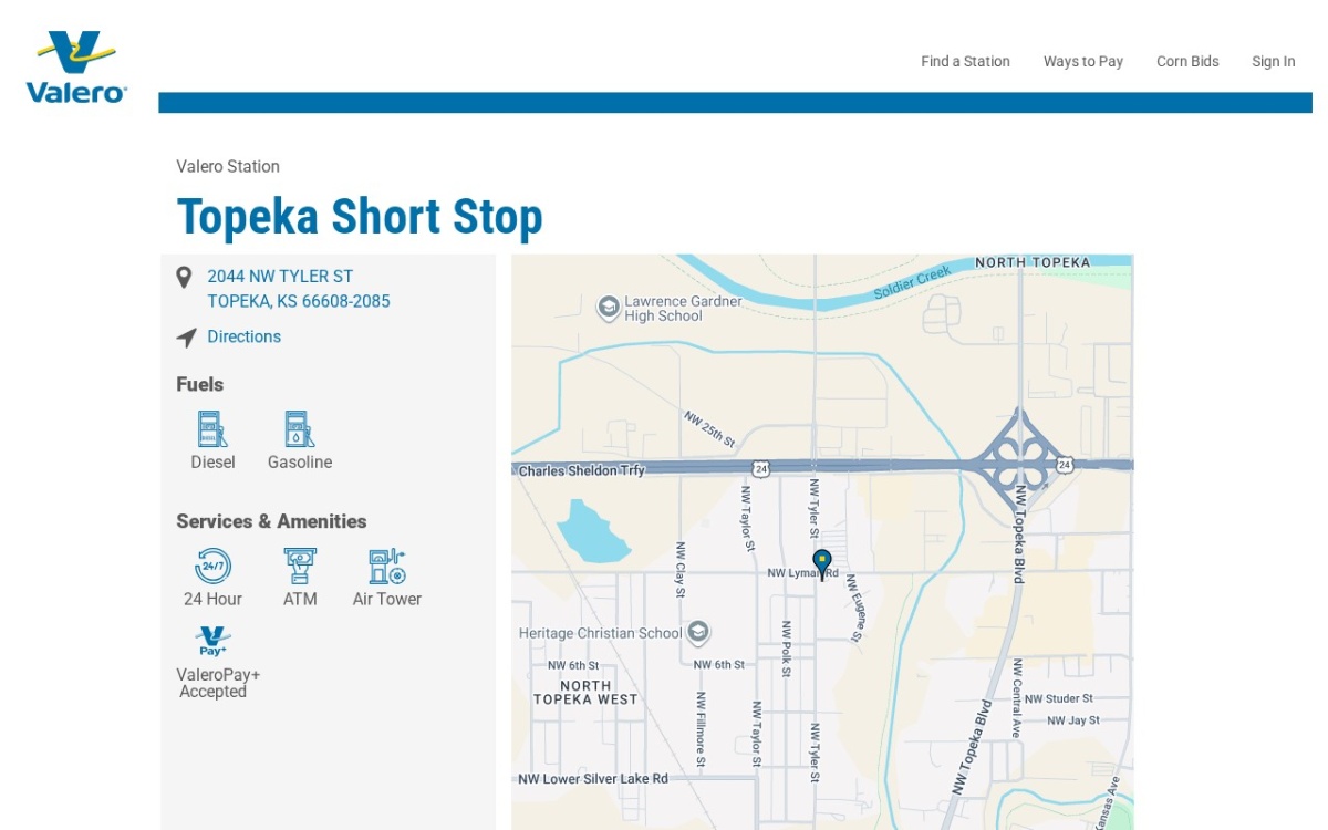 Topeka Short Stop