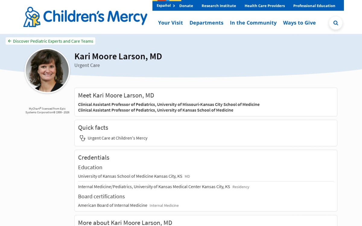Kari C. Moore Larson MD
