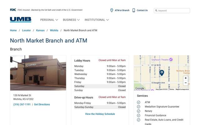 UMB Bank (with drive-thru services)
