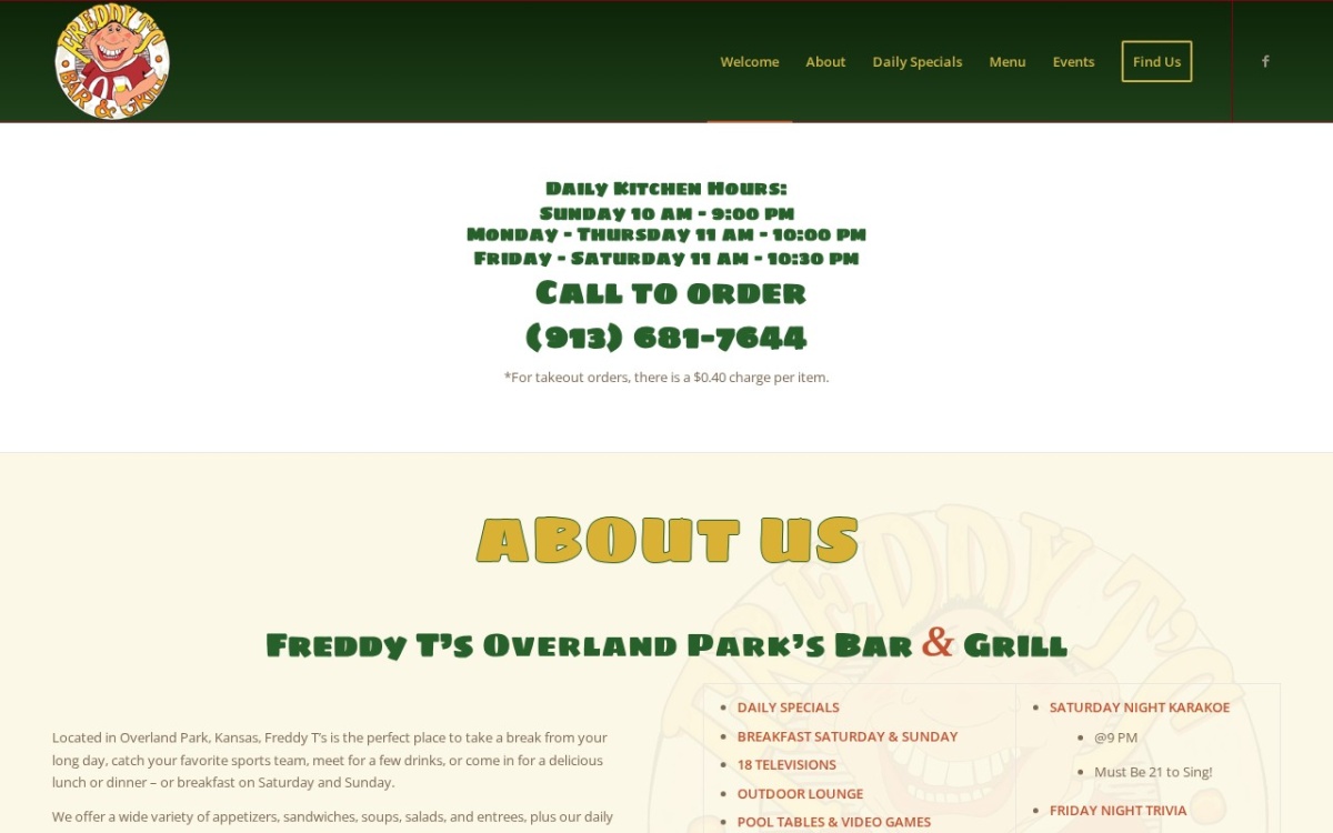 Freddy T's Overland Park (Stanley)